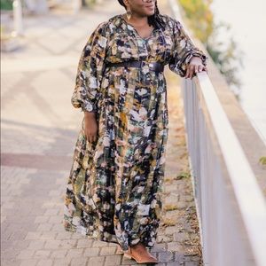 SOLD:NWT Anthropologie Blair maxi dress